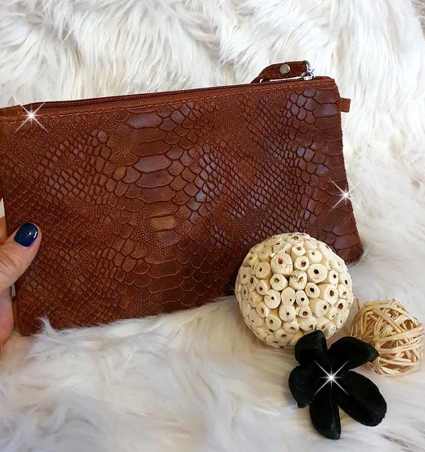 sac caracas couleur rouille