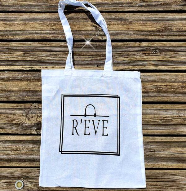 tote bag de R'EVE blanc