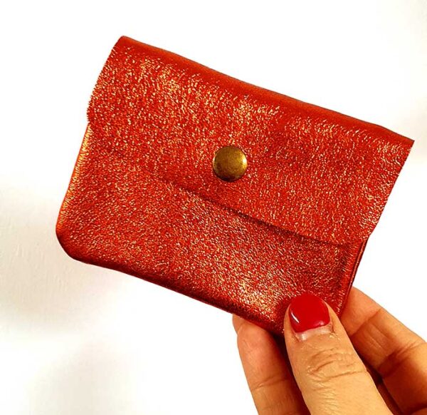 porte monnaie Kyoto orange