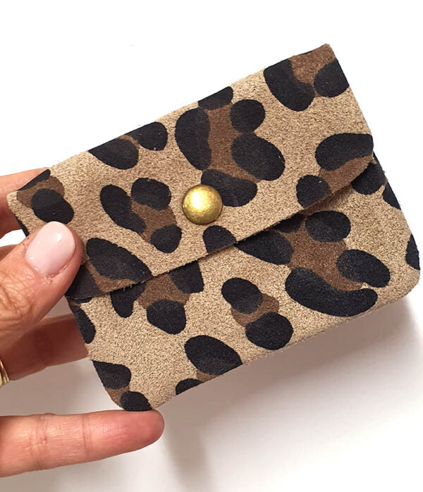 porte monnaie giorginette leopard
