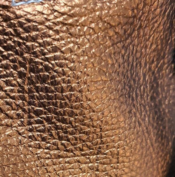 couleur bronze cuir crouté sac linette