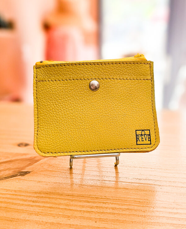 porte-monnaie flashy jaune fluo